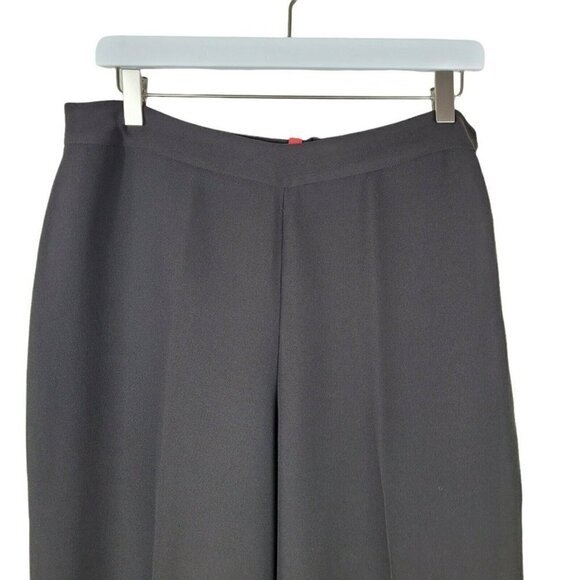 Vintage Anne Klein Black Dress Pants Sz 12 Hong Kong Business Office Career LNC - Picture 2 of 8